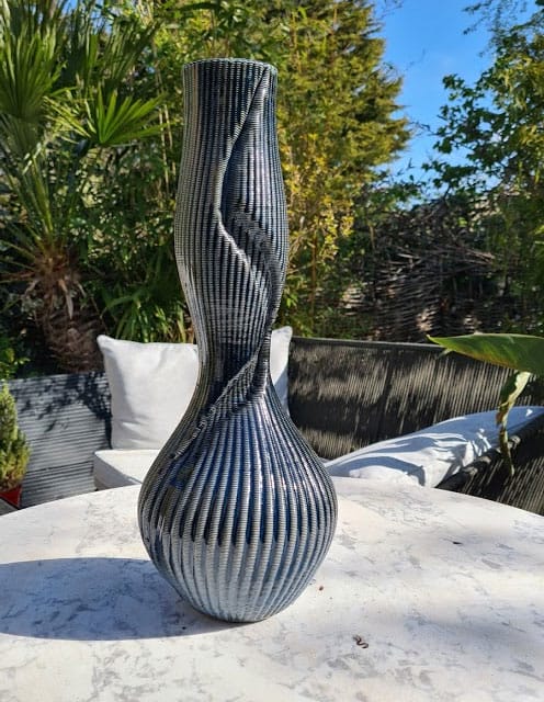 3d Printed ceramic vase